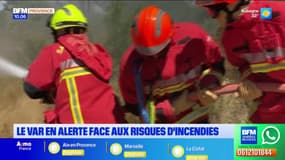 Les pompiers du Var en alerte face aux risques d'incendie