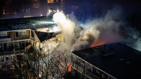 Incendie dans un immeuble d'habitation à La Haye, aux Pays-Bas, le 7 décembre 2024