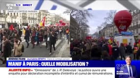 Retraites: plusieurs milliers de personnes manifestent à Paris