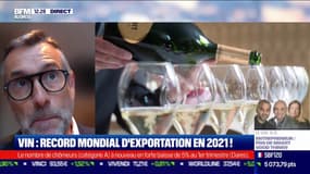 Vin : record mondial d’exportation en 2021