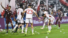 Le match entre le Qatar et les Emirats arabes unis a été marqué par des incidents en tribunes, le 14/10/2025
