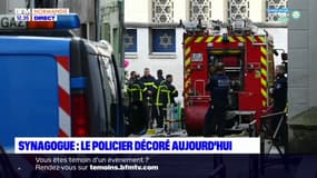 Synagogue de Rouen: les policiers et pompiers qui sont intervenus décorés ce lundi