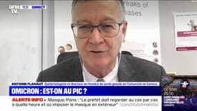 Antoine Flahault, épidémiologiste: "Il faut être très prudent sur la bénignité supposée du variant Omicron"