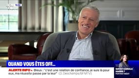 Didier Deschamps tient la planche pendant "une heure" sur les coudes