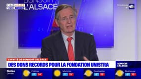 Le président de la Fondation Université de Strasbourg, Régis Bello, explique à quoi vont servir les dons records 