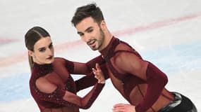 Gabriella Papadakis et Guillaume Cizeron à Pékin le 9 février 2022.