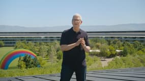 Tim Cook lors de la WWDC 2024