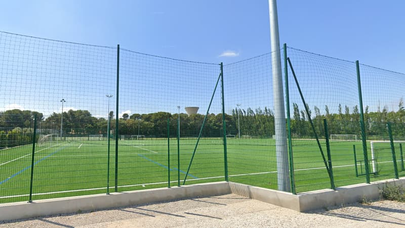 Un stade utilisé par le FC Miramas, dans les Bouches-du-Rhône (image d'illustration)
