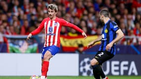Antoine Griezmann lors d'Atlético-Inter Milan (2-1, 3 t.a.b. 2, Ligue des champions), le 13 mars 2024