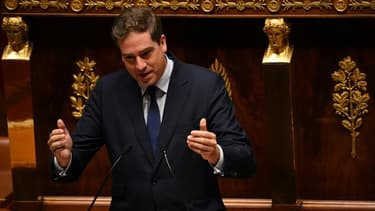 Le député Olivier Becht, président du groupe Agir Ensemble, à l'Assemblée nationale, le 15 juillet 2020 à Paris