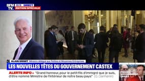 Alain Griset, nouveau ministre délégué aux PME, se dit "conscient des responsabilités confiées par le Président"