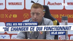 Ligue 1 / Lens : Still n'a pas l'intention de "changer ce qui fonctionnait déjà bien"