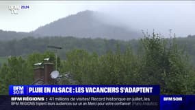 Alsace: les vacanciers s'adaptent face à la pluie