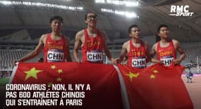 Coronavirus : Non, il n'y a pas 600 athlètes chinois qui s'entraînent à Paris