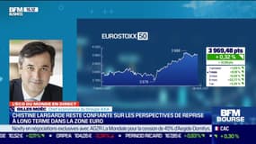 Gilles Moëc (AXA) : Christine Lagarde reste confiante sur les perspectives de reprise à long terme dans la zone euro - 08/04