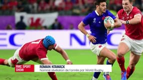 XV de France: "Révélation de l'année 2019, c'est énormément de fierté" apprécie Ntamack