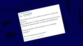 La réaction du fondateur de Baraka City après l'annonce de la volonté de Darmanin de dissoudre l'association.