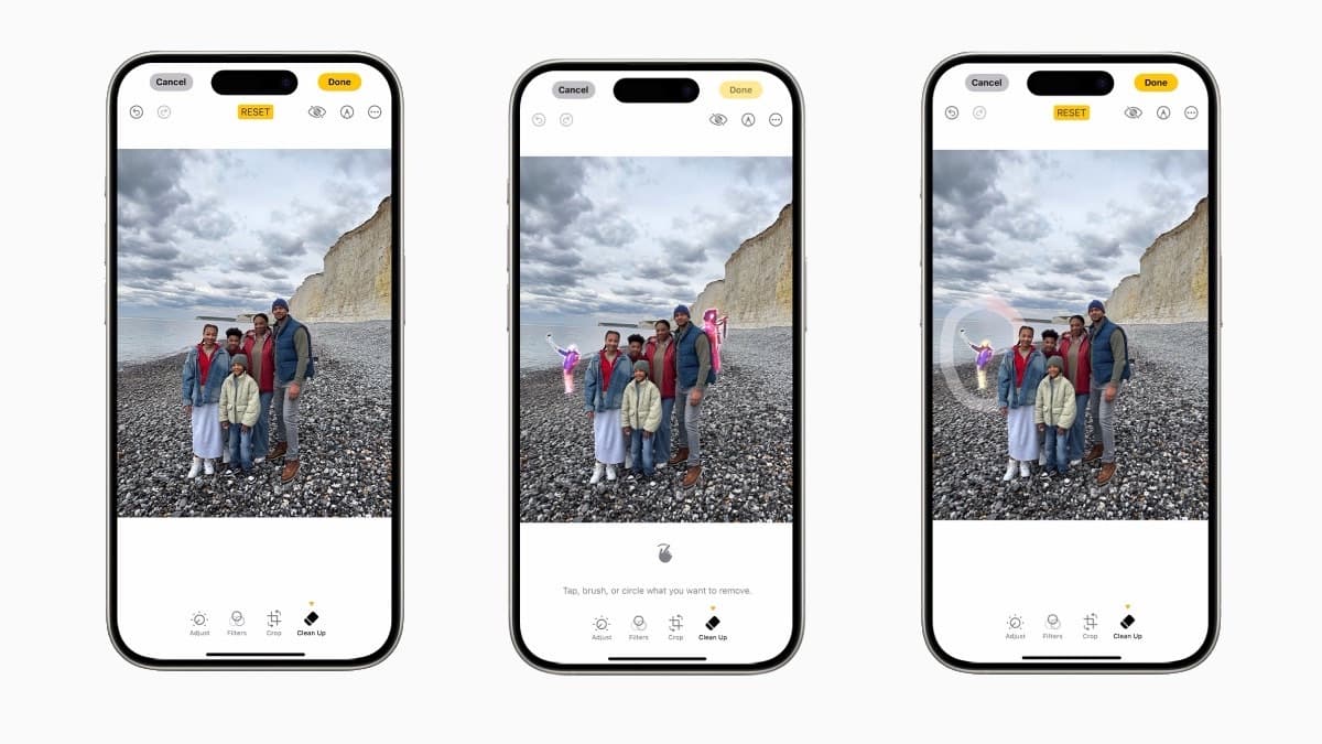La retouche photo arrive grâce à Apple Intelligence