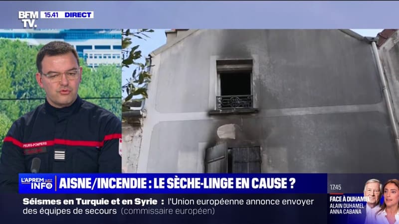Le commandant Nicolas Galand, de la Fédération nationale des Sapeurs-Pompiers de France, livre ses consignes de sécurité en cas d'incendie