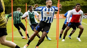 Depay à l'entraînement des Pays-Bas le 10 juin. 