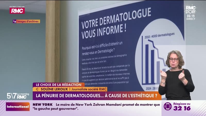 LE CHOIX DE LA RÉDACTION - La pénurie des dermatologues en France est-elle due aux consultations de chirurgie esthétique?