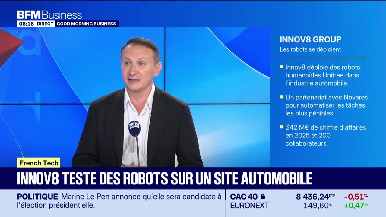 Fransız Teknolojisi: Innov8, Çinli İnsansı Robotları Kullanıma Sunuyor - 08/07