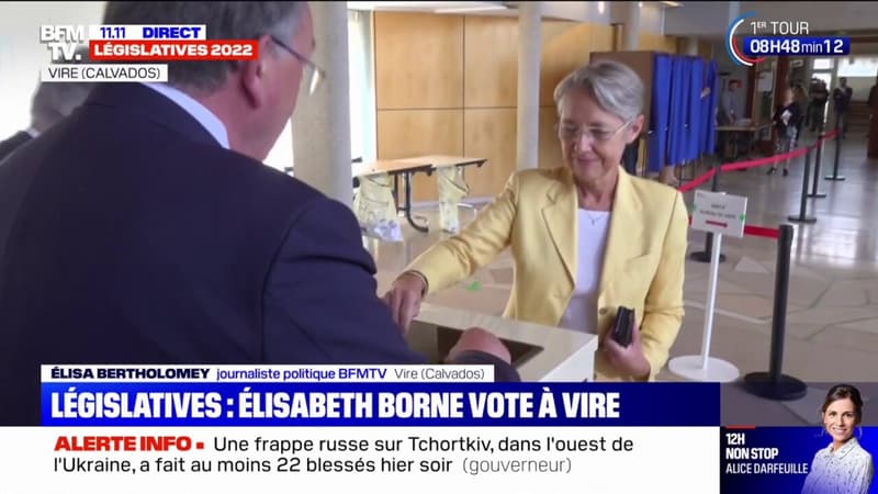 Législatives 2022: la Première ministre Élisabeth Borne a voté dans le Calvados
