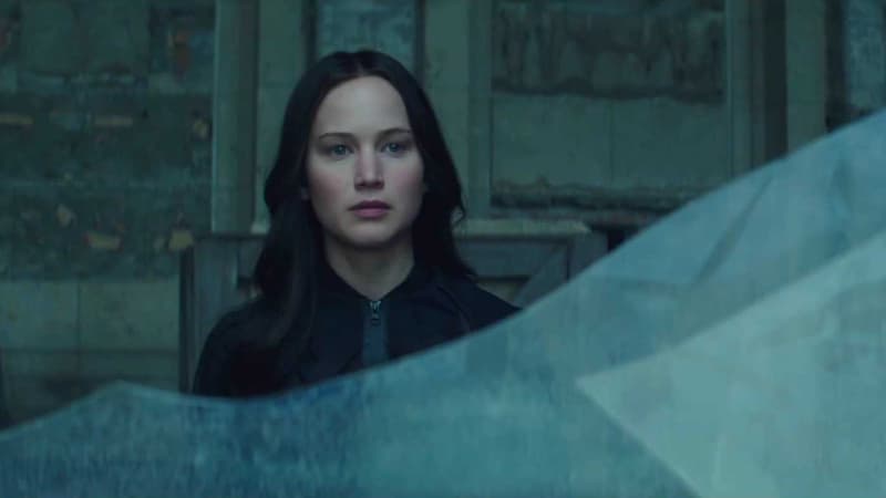 Jennifer Lawrence dans le rôle de Katniss, héroïne de la saga "Hunger Games"
