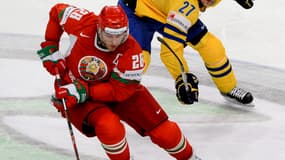 Konstantin Koltsov lors du match Biélorussie-Suède aux championnats du monde, le 6 mai 2013