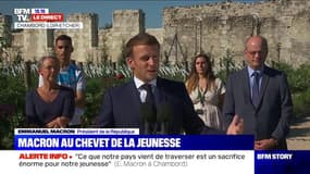 Emmanuel Macron: "L'été sera difficile pour une grande partie de notre jeunesse"