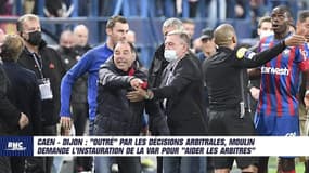 Caen - Dijon : "Outré" par des décisions contraires, Moulin demande l'instauration de la VAR en Ligue 2