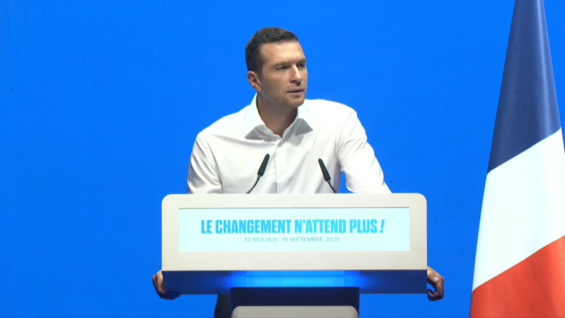 JORDAN BARDELLA AFFIRME QUE SÉBASTIEN LECORNU "TOMBERA" S'IL NE ROMPT PAS AVEC LA POLITIQUE D'EMMANUEL MACRON