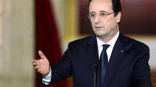 François Hollande, mardi, lors de sa troisième grande conférence de presse.