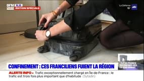 Confinement: ces Franciliens fuient la région