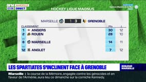 Ligue Magnus: les Spartiates s'inclinent face à Grenoble