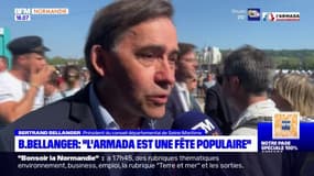 L'Armada de Rouen, une "fête populaire" pour Bertrand Bellanger