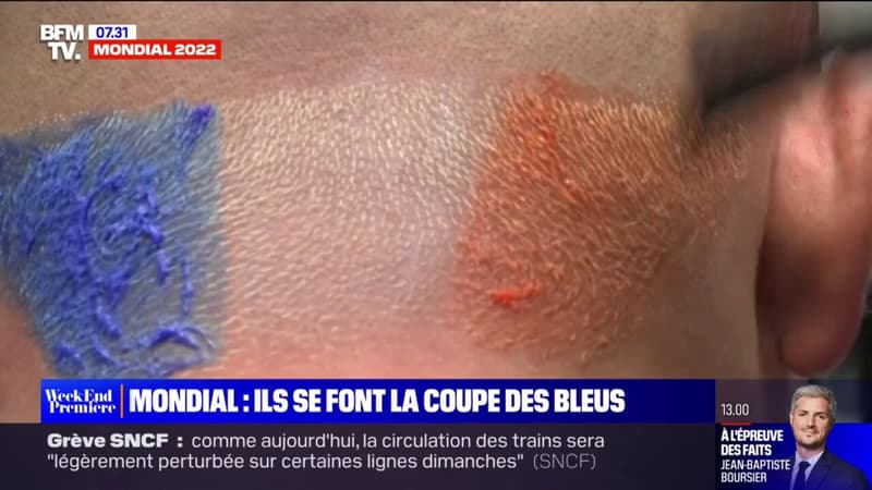 Mondial 2022: un salon de coiffure marseillais s'est spécialisé dans la teinture des drapeaux français et argentins