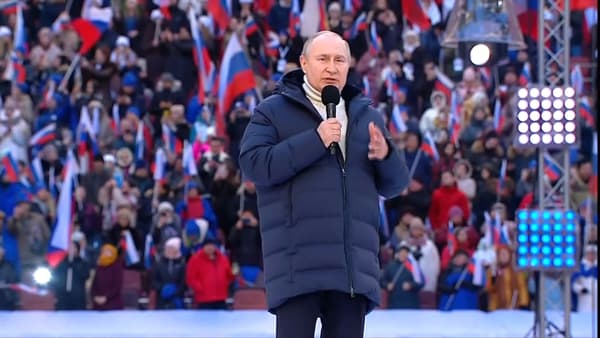 Vladimir Poutine le 18 mars 2022.
