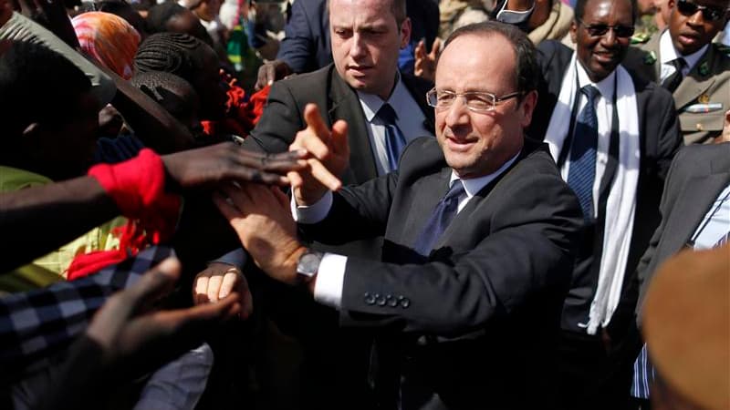 François Hollande s'est rendu samedi à Sévaré, Tombouctou et Bamako