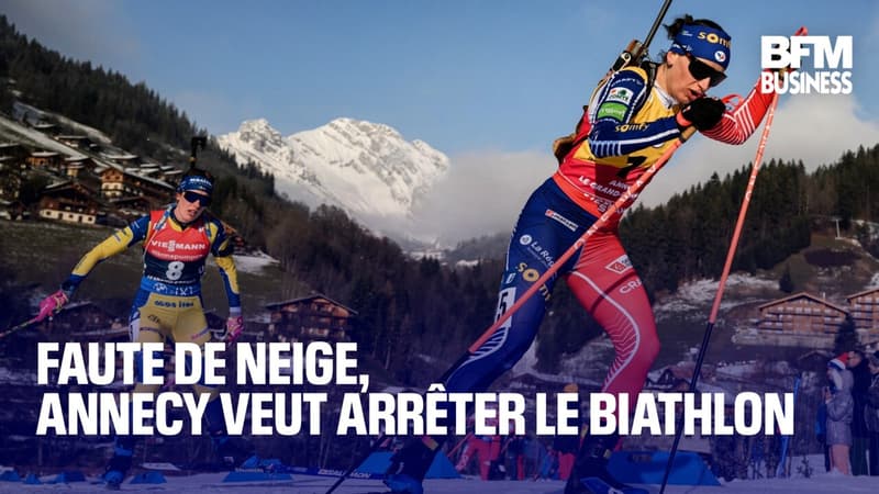 Faute de neige, Annecy veut arrêter le biathlon