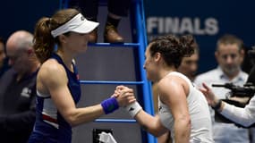 Alizé Cornet et Martina Trevisan