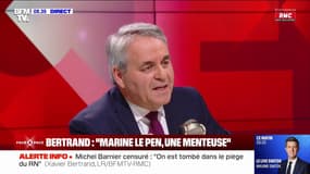 Motion de censure: Xavier Bertrand pense que “l'accélération du calendrier judiciaire de Mme Le Pen a tout changé”