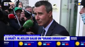 Démission de Noël Le Graët de la présidence de la FFF: Marc Keller, le président du RC Strasbourg salue un "grand dirigeant"