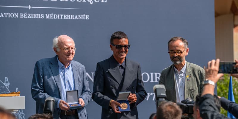 Omar Harfouch décoré Compositeur Honoris Causa avec Vladimir Cosma