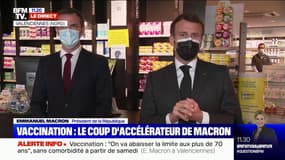 Emmanuel Macron: "La vaccination est une priorité nationale, il n'y a pas de week-end ou jour férié"