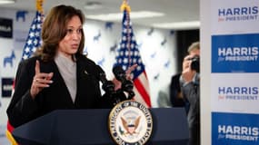 Kamala Harris, vice-présidente américaine, le lundi 22 juillet à Wilmington, dans le Delaware