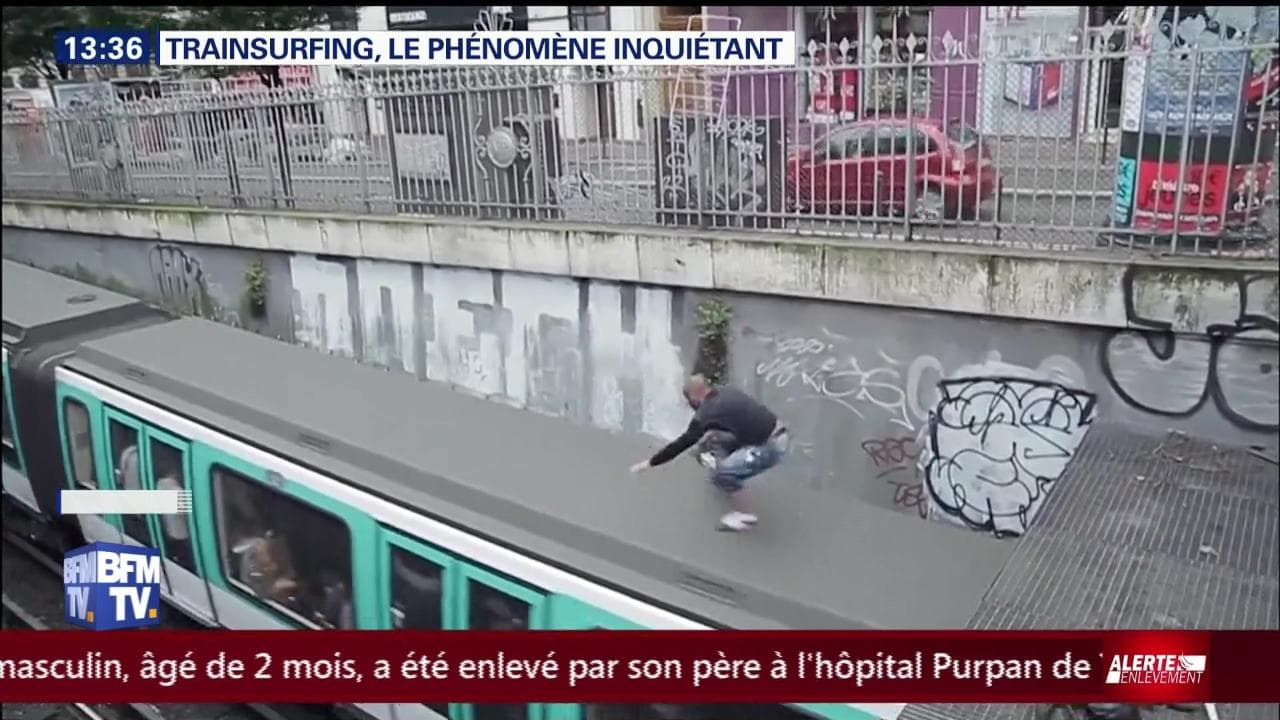 "Trainsurfing", le phénomène inquiétant