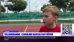 Villeurbanne: Caroline Garcia fait rêver les jeunes tennismen de son club