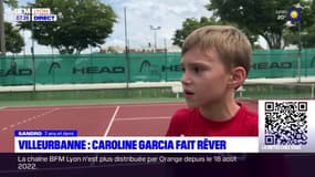 Villeurbanne: Caroline Garcia fait rêver les jeunes tennismen de son club