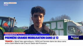 Les agriculteurs des Bouches-du-Rhône convergent vers Salon-de-Provence, l"A54 et l'A51 toujours partiellement fermées